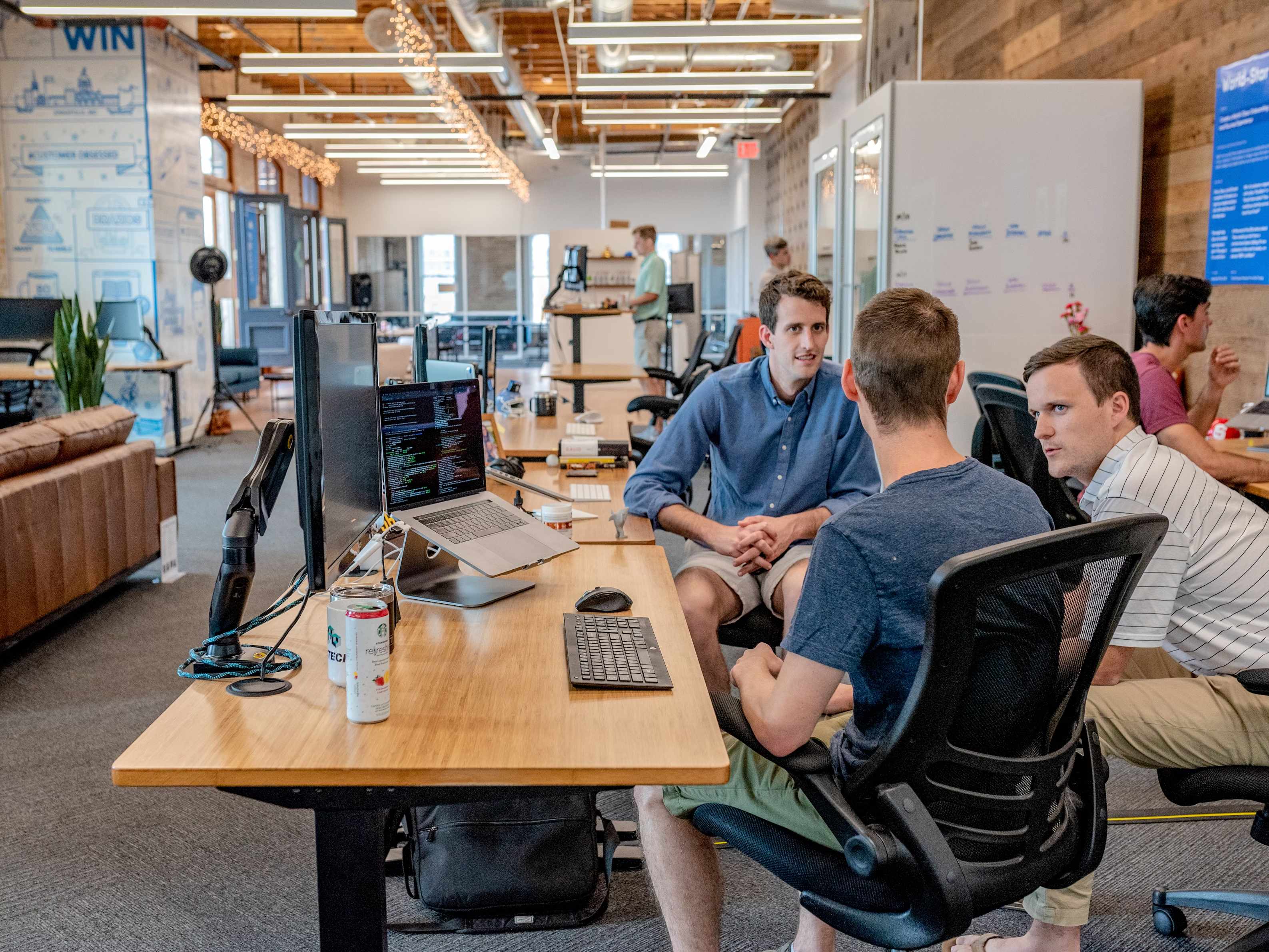 Breeze IP team working in a modern office space